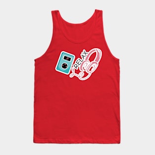 Relax Illustration Tank Top